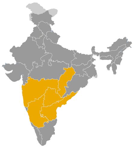 India • |1163/1323| • Kakatiya dynasty: map